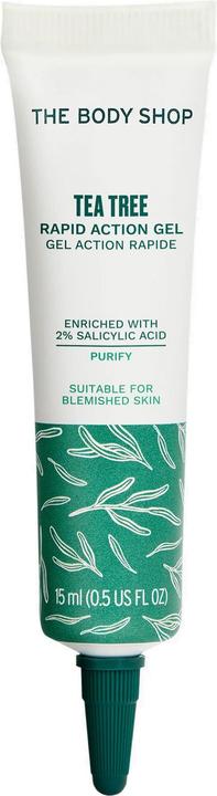Body Shop Tea Tree Night Gel For Skin Imperfections Rapid Action Gel - 15 Ml (15 ml, Night cream)