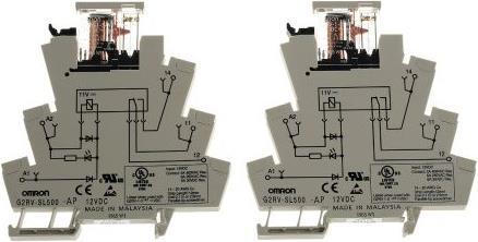 Produktbild Omron Industrial Automation Input relay with socket, SPDT, 12VDC