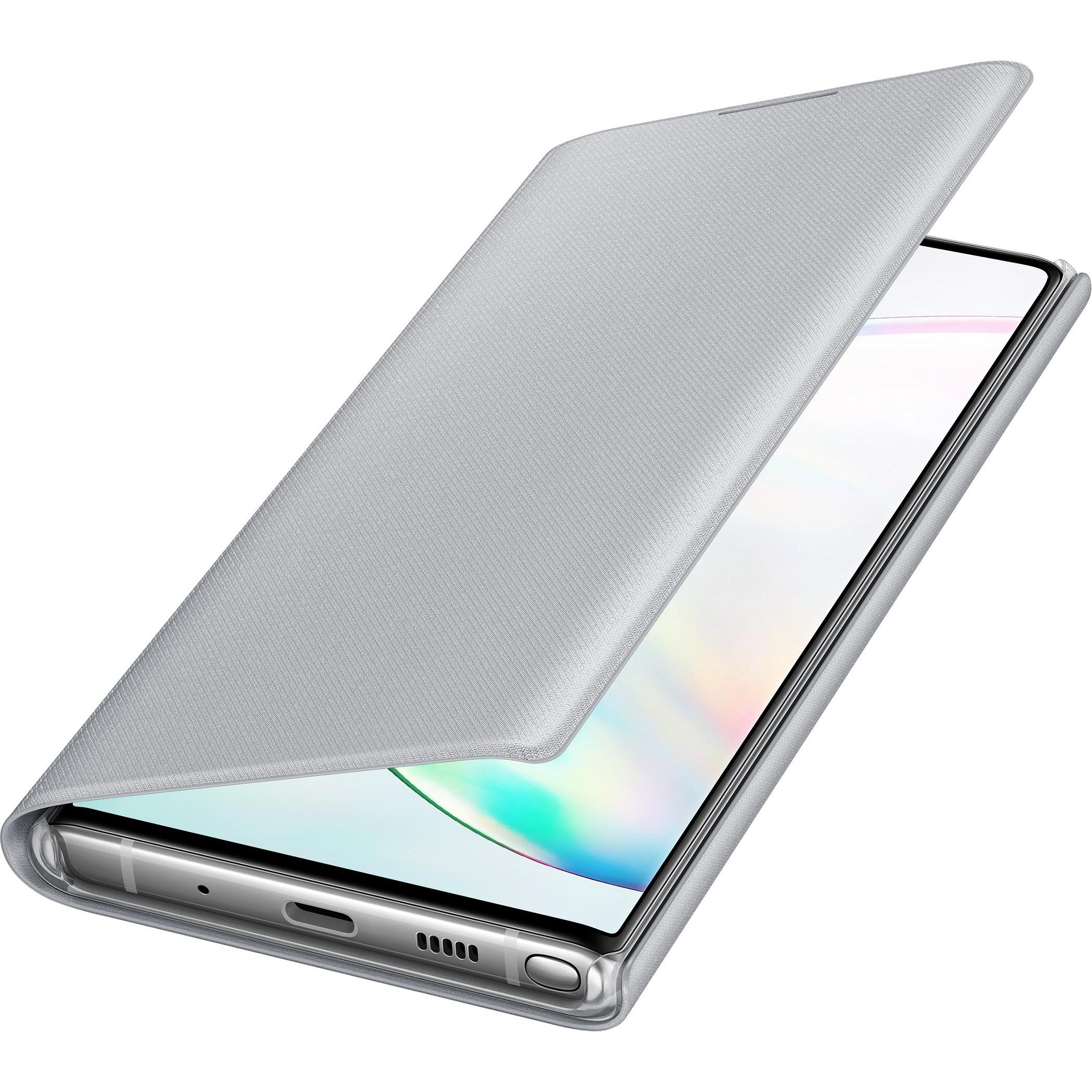 Samsung LED View Cover (Samsung Galaxy Note 10), Smartphone Hülle, Silber