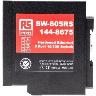 Thumbnail - Rs Pro 5-Port Hardened Ethernet Switch (5 Ports), Netzwerk Switch