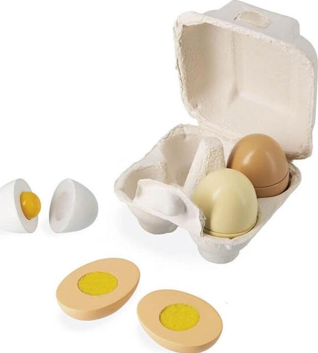 Janod Set Eier aus Holz