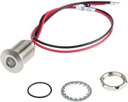 Produktbild RS PRO 10mm 316L stainless steel LED, red 20mA