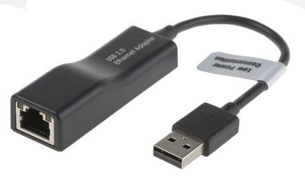 Produktbild RS PRO USB 2.0 Ethernet Adapter (USB 2.0, RJ45 (1x))