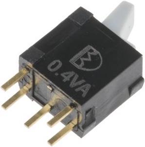 Produktbild RS PRO Wippschalter 1-polig E-E grau PCB