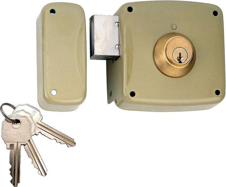 Actual product image Lince Additional door lock 5124A-95124Ahe12I Steel left 120 Mm Top-mounted