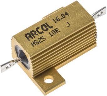 Produktbild Arcol Draht Leistungswiderstand Alu 25W 5% 10R