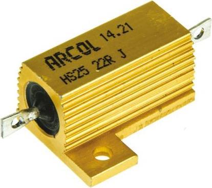 Produktbild Arcol Draht Leistungswiderstand Alu 25W 5% 22R