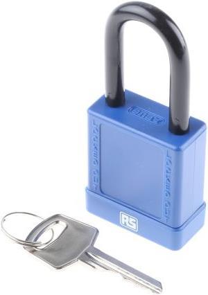 Produktbild RS PRO Blue Non Conductive Safety Padlock,Std.