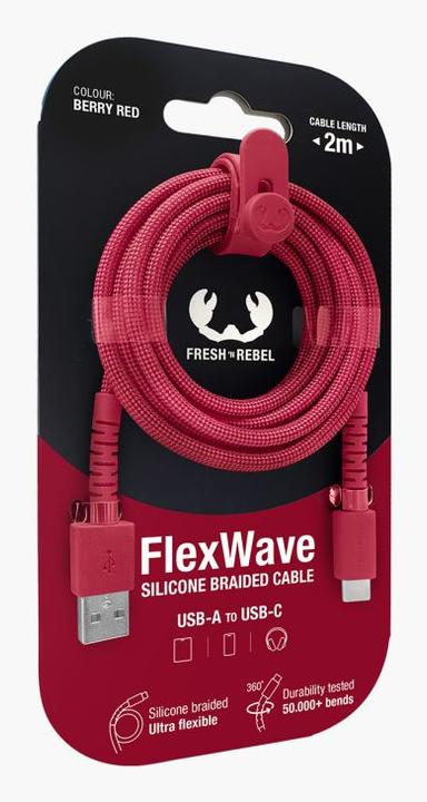 Image du produit Fresh'N Rebel 231891 USB-A to USB-C Kabel 2m (2 m, USB 3.2 Gen 1, 18 W)