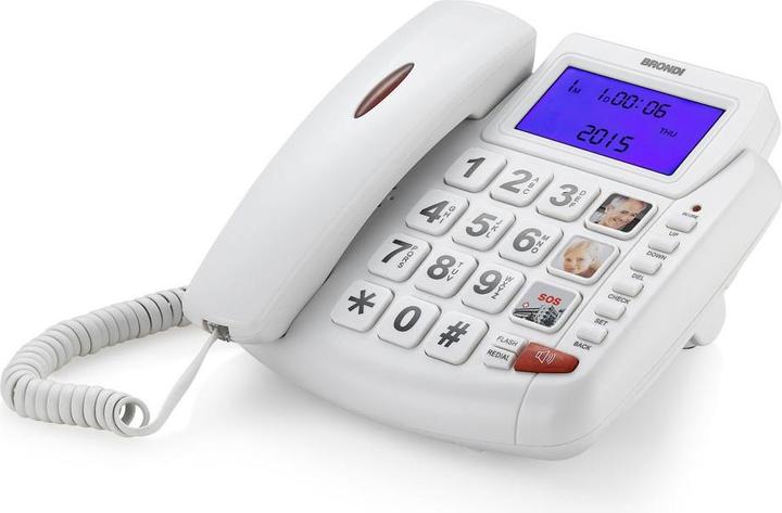 Produktbild Brondi Bravo 90 Analoges Telefon Anrufer-Identifikation