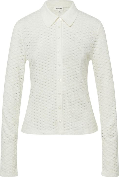 Immagine prodotto s.Oliver Jersey-Bluse aus Lochspitze (40)