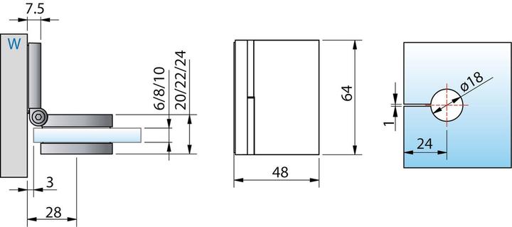 Actual product image Pauli+Sohn Angle connector FLAMEA+ 8199 (Angle connector, 2 pcs.)