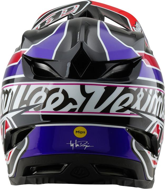 Produktbild Troy Lee Designs D4 Polyacrylite MIPS Helm, Linear, black, L | 58-59cm (L)
