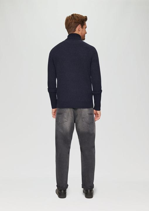 Actual product image s.Oliver Strickpullover Rollkragenpullover aus reiner Wolle (L)