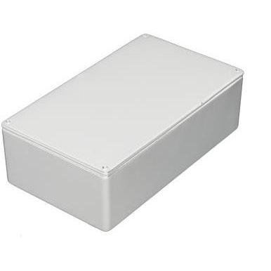 Rs Pro Aluminium Enclosure, IP54, Shielded (Gehäuse), Elektronikzubehör + Gehäuse, Grau