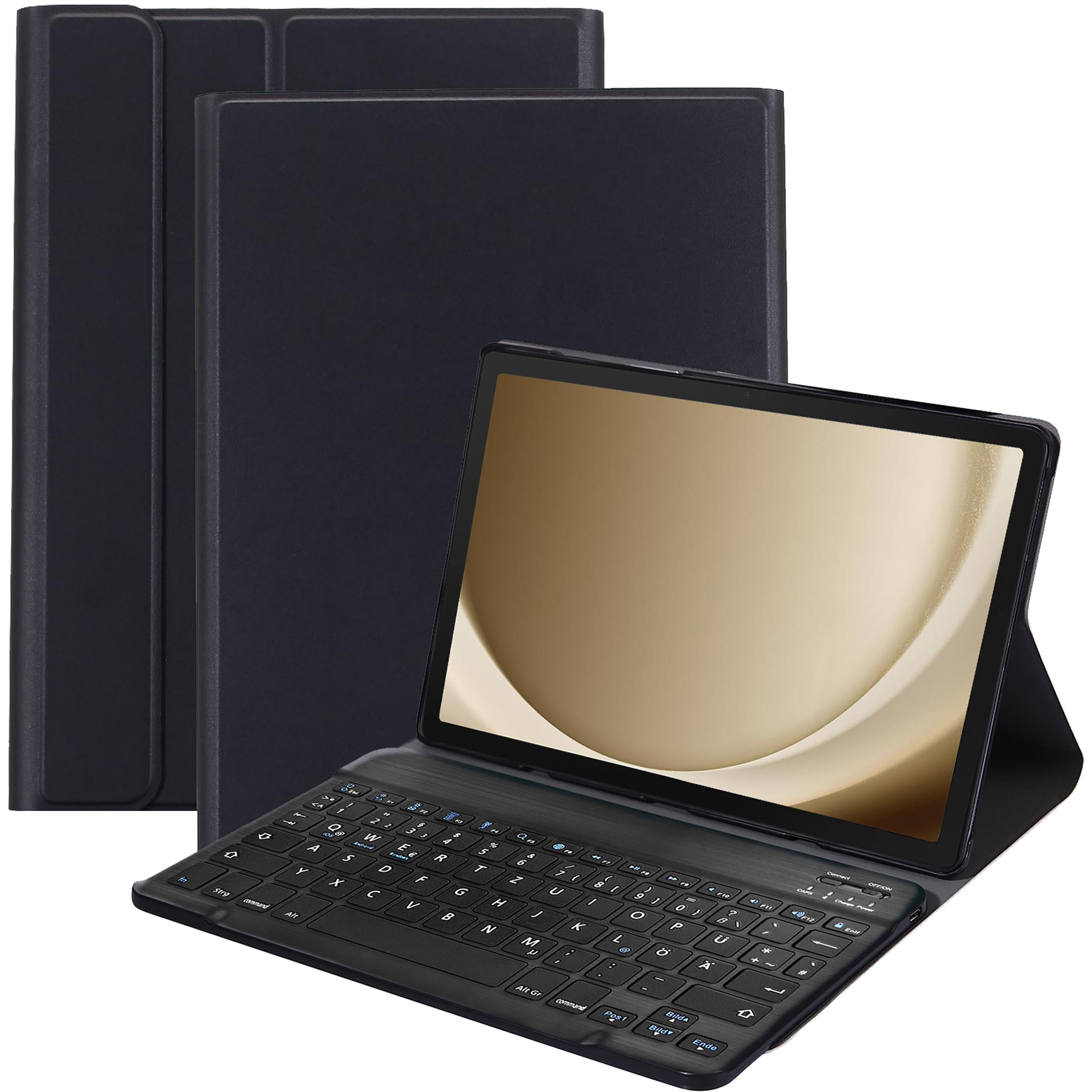 Thumbnail - Cazy Tastatur Hülle Kompatibel mit Samsung Galaxy Tab A9+ - Schutz Etui mit magnetisch Abnehmbarer (DE, Galaxy Tab A9+),...