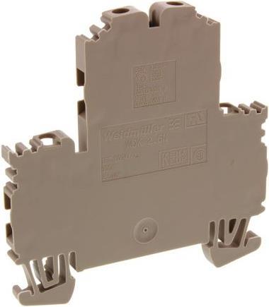 Actual product image Weidmüller WDK2.5 compact double deck terminal