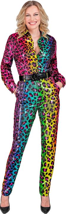 Actual product image Widmann Sequin trousers in leopard look Rainbow (M)