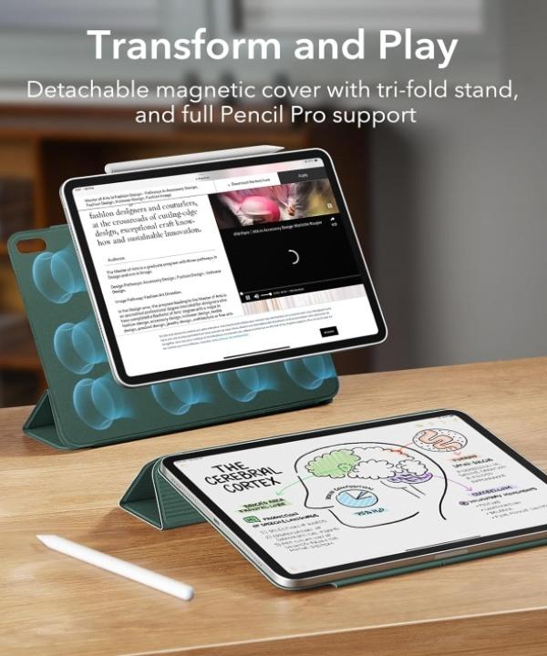 Produktbild ESR Rebound Magnetic Case (iPad Air 11 2024 (M2), iPad Air 10.9 (2022), IPad Air 10.9 (2020), IPad 11” (2018/2020/2021))