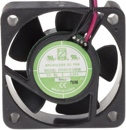 Produktbild Rs Pro DC axial fan, 40x15mm 14.45cu.m/h 5V