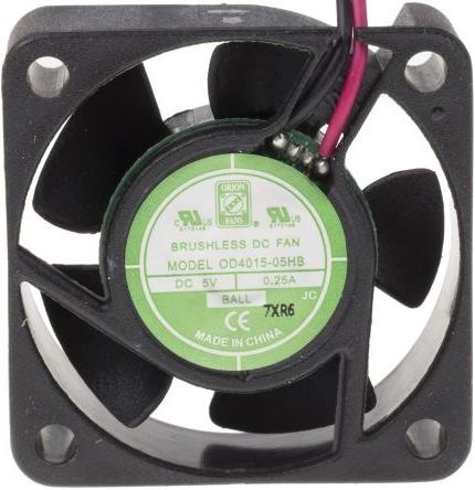 Immagine prodotto Rs Pro DC axial fan, 40x15mm 14.45cu.m/h 5V