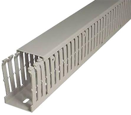 SES Sterling PVC trunking GF-DIN-A7/5 75x75 (HxW) Gry (200 cm)