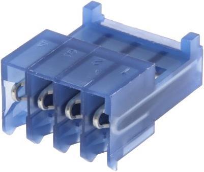 Produktbild TE Connectivity Header,MTA100,straight,2.54mm,4way