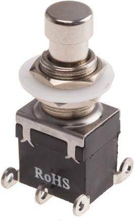 Produktbild RS PRO Footswitch Pushbutton 12mm DPDT Solder