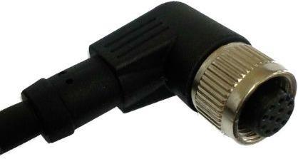 Produktbild RS PRO M12 Connector Female RA,12W,5m,Shielded