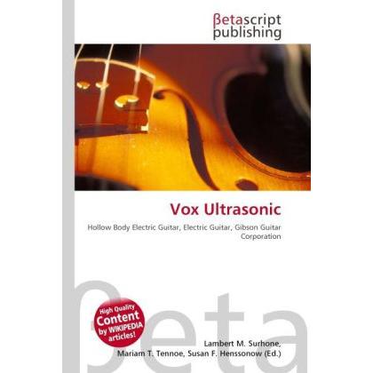 Vox Ultrasonic, Fachbücher von Susan F. Marseken, Miriam T. Timpledon, Lambert M. Surhone