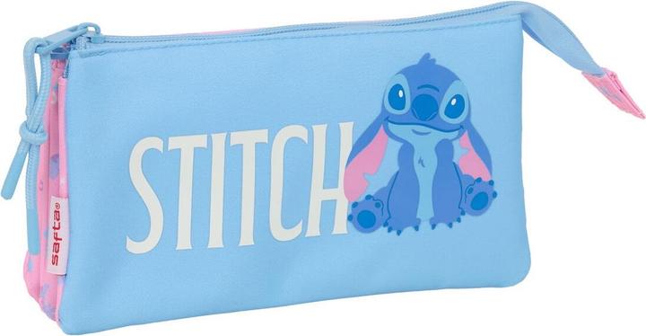 Image du produit Safta Disney Stitch Bright 3-fach Federmäppchen