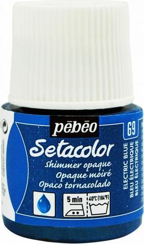 Schimmerndes Elektrikblau
