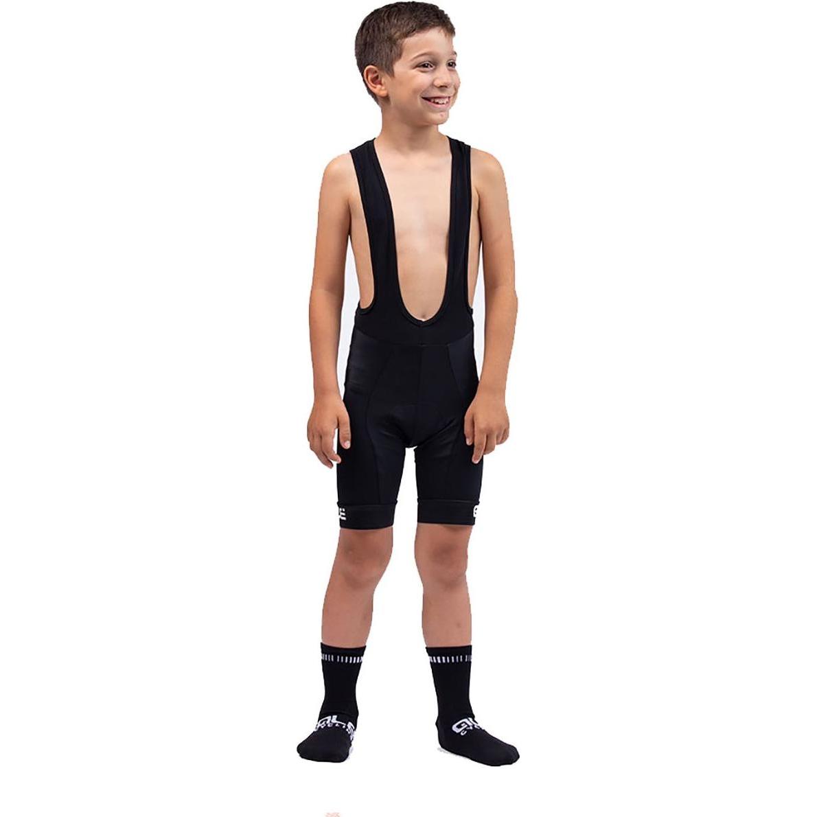 Alé, Unisex, Velohosen, Bibshorts (134, 140), Schwarz, 134, 140