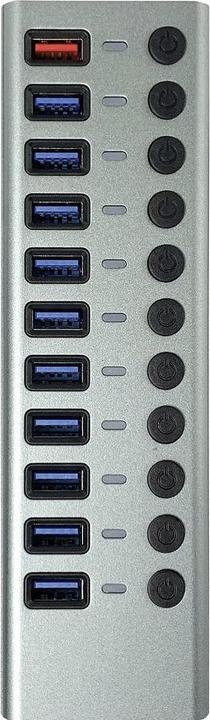 Maxtrack 11 Port USB 3.0 Hub (USB-A, 11 Ports)