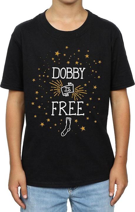 Immagine prodotto Maglietta in cotone Dobby Is Free per ragazzi (152, 158)