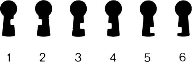 Actual product image Heusser Terza key guide for attachment