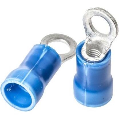 TE Connectivity, Kabelverbindung, Ring terminal, PLASTI-GRIP, blue, M3.5