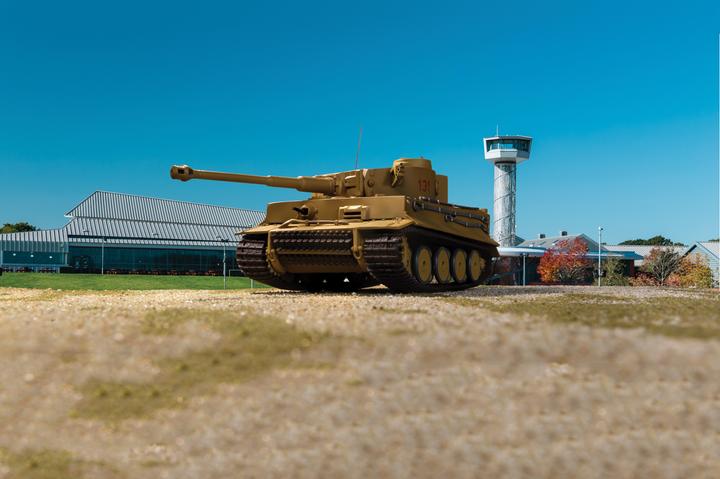 Actual product image Corgi Tiger 131 restored and operated by The Tank Museum Bovington