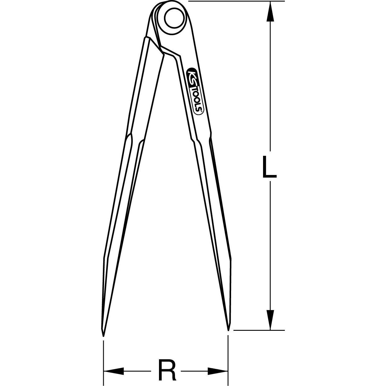 Thumbnail - KS Tools, Anreisswerkzeug, Spitzzirkel