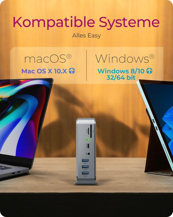 Produktbild Icy Box IB-DK2261AC (USB-C, 13 Ports)