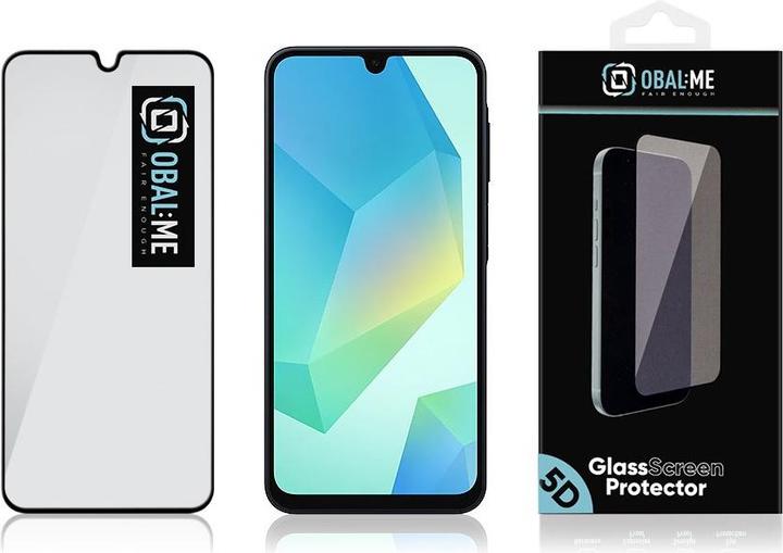 Produktbild iLike Protective glass - OBAL:ME 5D Glass Screen Protector for Samsung Galaxy A16 4G/5G Black (1 Stk., Samsung Galaxy A16)