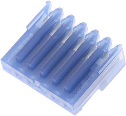 Produktbild TE Connectivity 6 way MTA cable mount skt,2.54mm 26awg