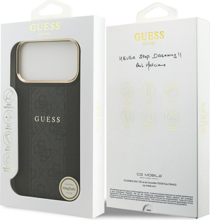 Produktbild Guess - Hardcase 4G - iPhone 17 Pro Max - Black (Apple iPhone 17 Pro Max)