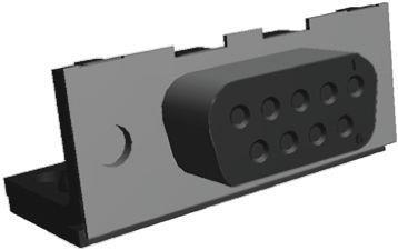 Produktbild TE Connectivity AMPLIMITE HD-20 d-sub PCB socket, 9 way