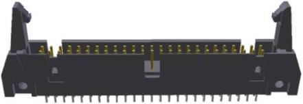 Produktbild TE Connectivity Header vert 50 way 2.54mm Eject AmpLatch