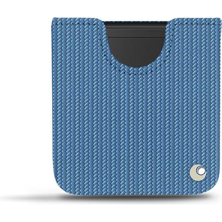 Noreve Lederschutzhülle (Samsung Galaxy Z Flip), Smartphone Hülle, Blau