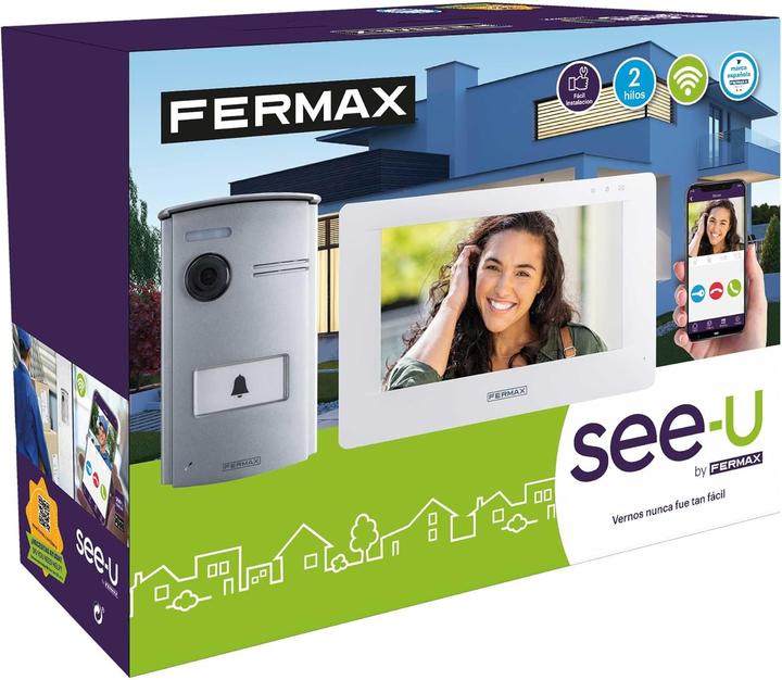 Actual product image Fermax Video intercom system with WiFi, touchscreen, mobile call forwarding, and night vision (Wireless)