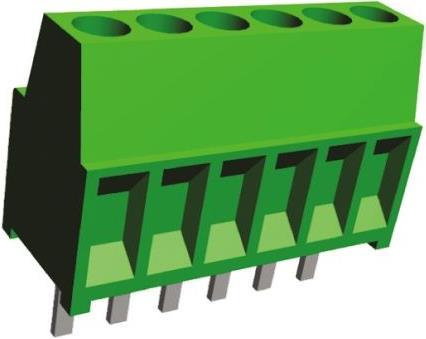 Produktbild TE Connectivity Receptacle pcb 6 way Termi-Block