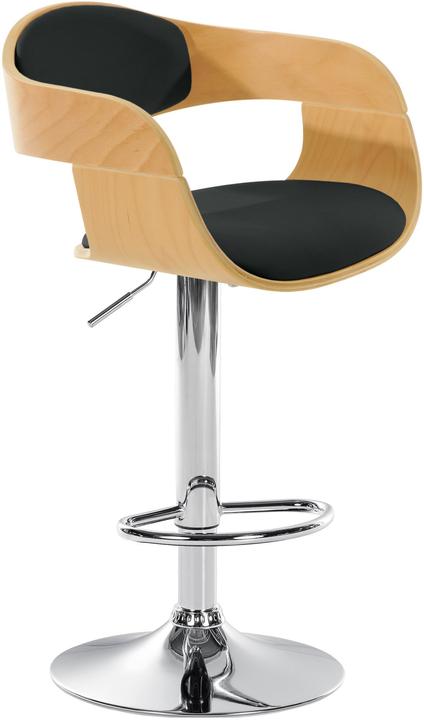 Actual product image CLP Kingston bar stool, natural/black