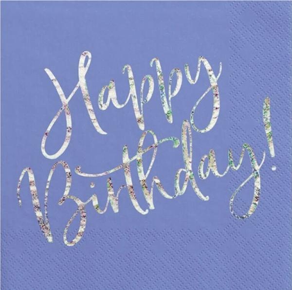 Image du produit Partydeco Happy (20 pcs, 33 x 33 cm)